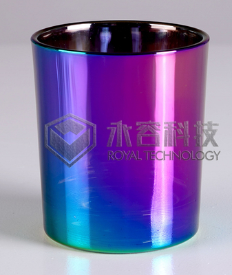 Máquina de chapeamento de íons PVD ARC para copos de vidro-arco-íris, verde, azul, roxo, ouro, cores âmbar