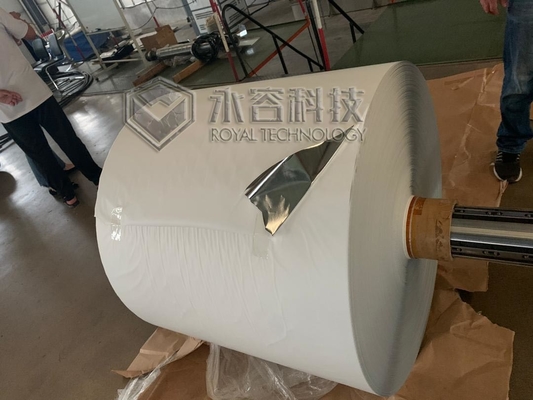 Papel de embalagem de cigarros R2R Máquina de revestimento de papel Metallização de alumínio Evaporação
