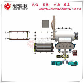 Tipo horizontal máquina de metalização de alumínio do ABS, máquina térmica resistente da evaporação do filamento do tungstênio