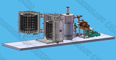 2 - Máquina de revestimento de cobre do vácuo das portas PVD, evaporação térmica do filamento da resistência que metaliza o sistema