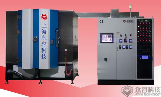 Máquina de revestimento dos produtos vidreiros de PVD, máquina de cristal do chapeamento do vácuo de PVD