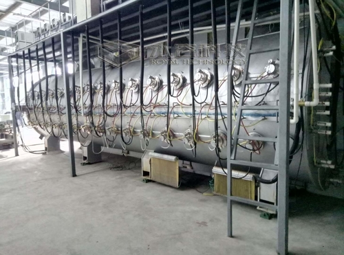 Últimas soluções da empresa sobre RTAC2270- China- Máquina de chapeamento a arco horizontal de grande porte- para chapas de aço inoxidável