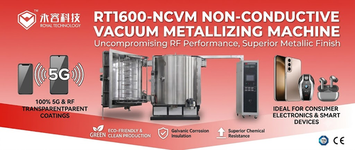Últimas notícias da empresa sobre RT1600-NCVM Máquina de Revestimento a Vácuo PVD de Dupla Tecnologia para Metalização Não Condutiva