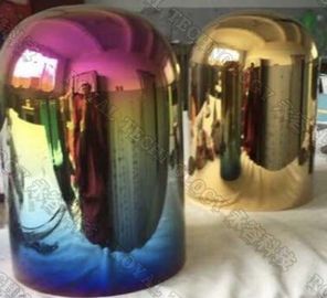 Bom preço. Serviço do revestimento de PVD no castiçal de vidro, revestimentos decorativos dos mercadorias de vidro pelo chapeamento de PVD on-line