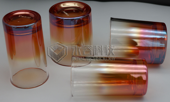 Produtos de vidro de cor âmbar Máquina de revestimento PVD Máquina de revestimento por evaporação de arco em contas de vidro