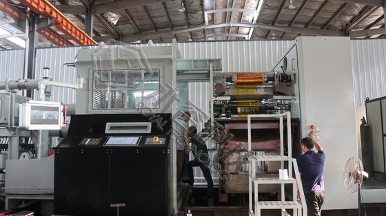Máquina de metallização de rolos de alumínio de alta espessura