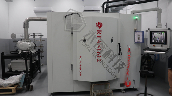 Bom preço. Máquina de revestimento PVD de preto profundo, sistema de deposição por pulverização MF on-line