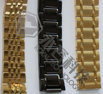 Combinação de deposição de arco catódico e pulverização magnética IPG jóias 24K ouro