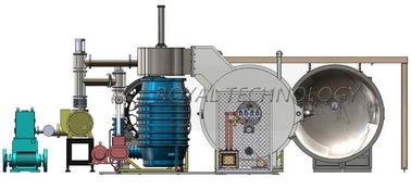 Bom preço. Vácuo das viseiras do capacete que metaliza a máquina, planta de revestimento de metalização horizontal on-line
