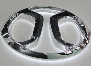 Vácuo acrílico de PVD Chrome que metaliza a máquina para o logotipo acrílico portátil do carro da luz do diodo emissor de luz de Frontlit