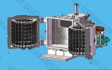 Bom preço. 2 - Máquina de revestimento de cobre do vácuo das portas PVD, evaporação térmica do filamento da resistência que metaliza o sistema on-line