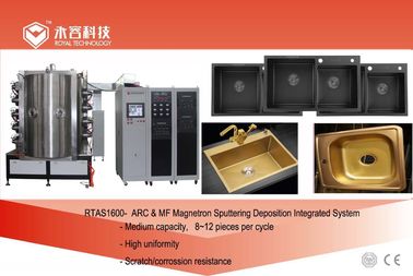 Bom preço. Máquina de revestimento Titanium do nitreto dos dissipadores de aço inoxidável, revestimento de lata em bancas da cozinha on-line