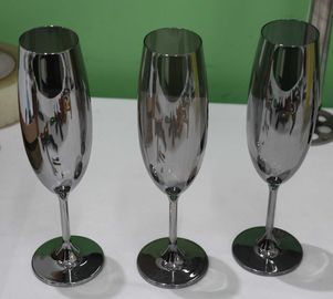 Chapeamento do vácuo do cristal, cinzeiro de vidro, revestimentos de vidro da cor do arco-íris do shisha PVD