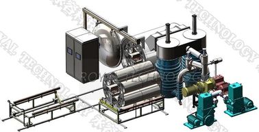 Bom preço. Vácuo que metaliza para produtos cosméticos, máquina de PVD de revestimento térmica de alumínio da evaporação on-line