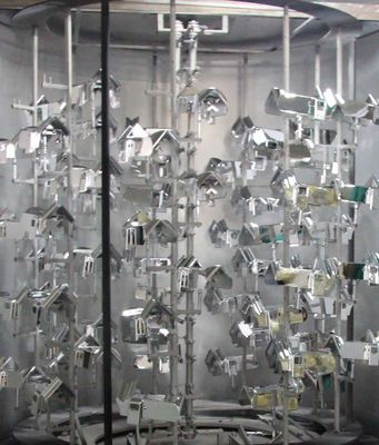 Vácuo plástico que metaliza o sistema, máquina de alumínio da metalização das peças plásticas