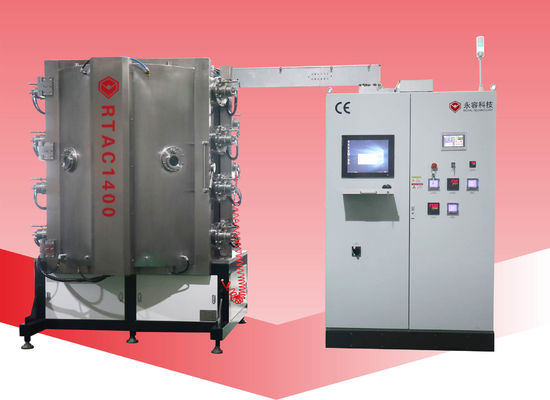 Bom preço. Máquina de revestimento de cor de ouro TiN de dois lados, máquina de revestimento de íons PVD on-line