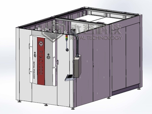 O campo RTSP1000 fechado desequilibrou o magnétron que engasga o sistema PVD certificado CE Ion Plating Machine
