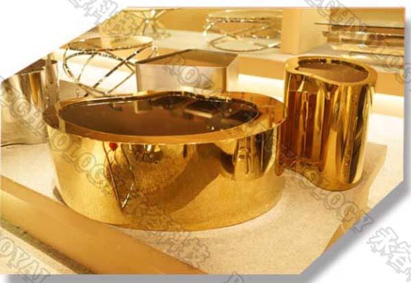 Sistema decorativo do chapeamento do íon do hardware, sistema do chapeamento do íon do ouro