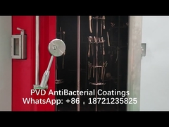 PVD  antibacterial coatings on stainless steel flatware, faucets sanitaryware