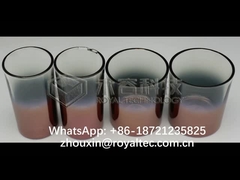 Cobre de PVD - rosegold em produtos vidreiros