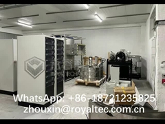 A ?a máquina de PVD construída em produtos vidreiros do Polônia e no revestimento de vidro dos copos