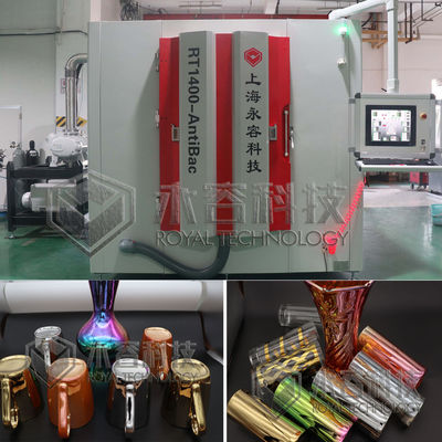 Máquina de revestimento PVD antibacteriano Cearmicware, copos de porcelana, louças de cerâmica e louças sanitárias, telhas cerâmicas